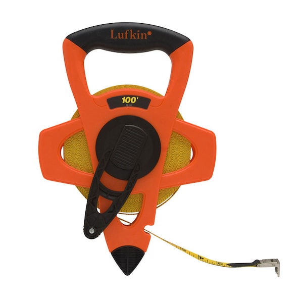 Crescent Lufkin Crescent Lufkin 100 ft. L X 0.5 in. W Reel Rewind Tape Measure 1 pk L1706N - main